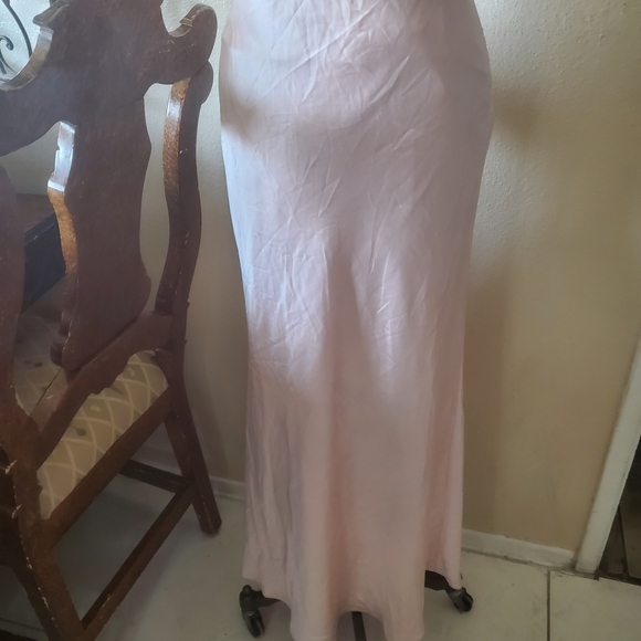 Princess Polly Blush Maxi Dress with Lace Trim - Picture 6 of 11